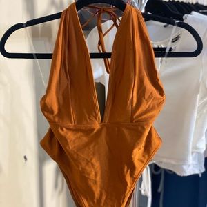 Beautiful Bronze One piece swimsuit